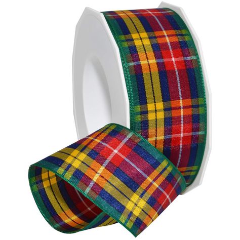 PRICES MAY VARY. Approved by the Scottish tartan authority, this authentic tartan ribbon is always in demand 1.5X 27 yd. in Buchanan Tartan Crafters use this ribbon for greeting cards or gift projects Used in clothing and textiles when showing your Scottish heritage is important Green Christmas Ribbon, Campbell Tartan, Tartan Material, Tartan Plaid Christmas, Tartan Ribbon, Red Green Christmas, Black Watch Tartan, Glitter Crafts, Burlap Fabric