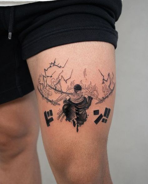 Sebastian Tattoo, Gotik Tattoo, 42 Tattoo, Manga Tattoo, One Piece Tattoos, Naruto Tattoo, Pieces Tattoo, Anime Tattoo, Leg Tattoo Men