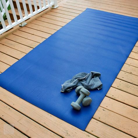 Backyard Gym, Rope Exercises, Pilates Routine, Common Knowledge, Workout Space, Gym Mats, Exercise Mat, Recreation Centers, Yoga Equipment