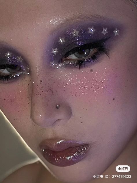 Purple Makeup, Loved Ones, Dark Fantasy, Stars, Purple, Makeup, Make Up