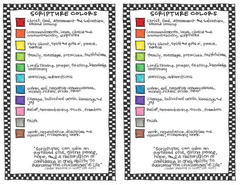 Lds Scripture Marking System, Scripture Highlighting System Lds, Book Of Mormon Color Coding, Scripture Marking Color Code Lds, Scripture Marking Ideas, Study Symbols, Bible Highlighting System, Highlighting System, Bible Marking