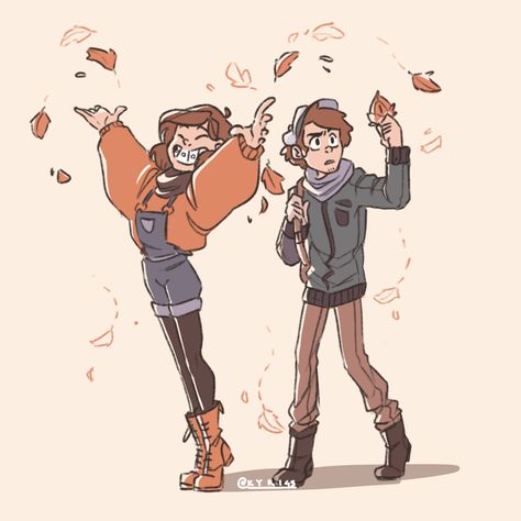 Gravity Falls Dipper, Desenhos Gravity Falls, Gravity Falls Au, Gravity Falls Fan Art, Dipper And Mabel, Reverse Falls, Gravity Falls Art, Over The Garden Wall, Stardew Valley