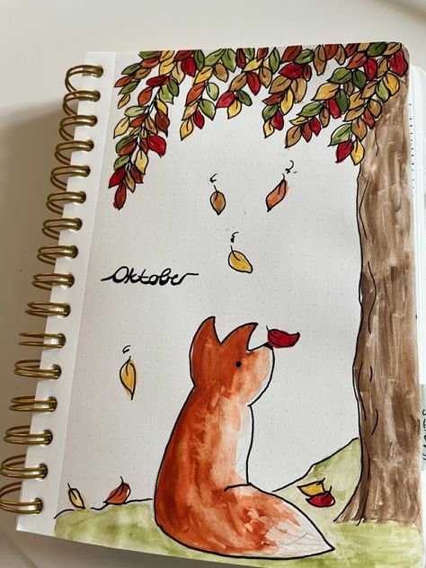 October Watercolor, Budget Planer, Bullet Journal Inspiration, Cover Pages, Journal Inspiration, Origami, Bullet Journal, Drawings, Quick Saves