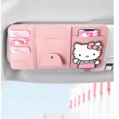 Pink Car License Plate, Pink Girly Car Accessories, Pink Car Accessories Amazon, Practical Car Accessories, Cute Stuff For Your Car, Cute Keys For Car, Y2k Car Accessories, Pink Car Inside, Hello Kitty Car Decor