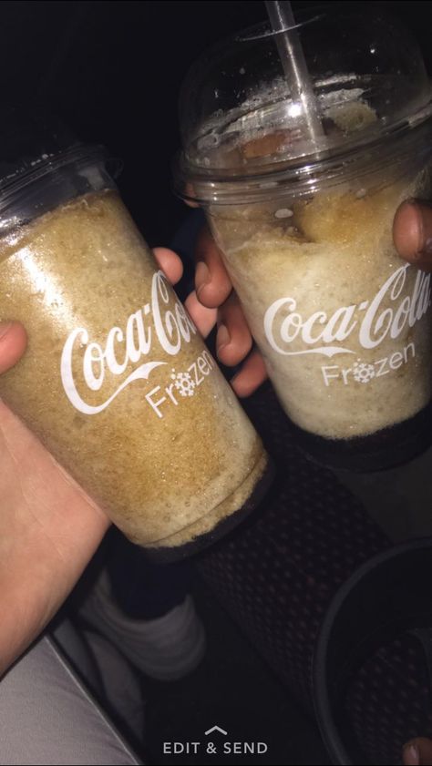 Coca - cola frozen 🥛 great drink with a taste of coke ofcours 👍 Frozen Coke Aesthetic, Frozen Coke, Cola Drinks, Coke Cola, Caving, Summer Is Coming, Summer Bucket Lists, Summer Bucket, Starbucks Iced Coffee Bottle