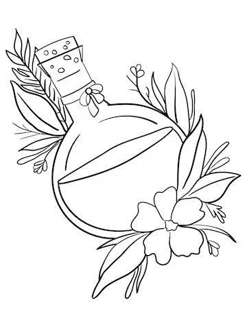 Love Birds Drawing, Wrist Tattoo Designs, Traditional Tattoo Designs, Witch Coloring Pages, Crystal Drawing, Magic Day, Embroidery Hoop Wall Art, Outline Illustration, Magic Potion