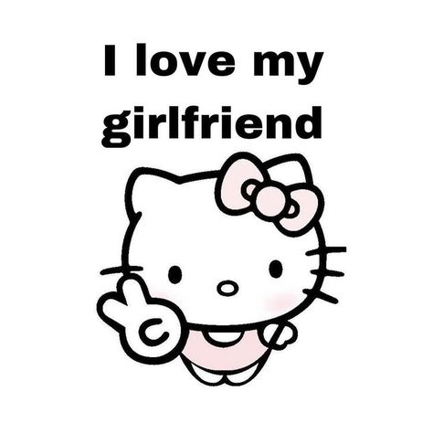 I Love My Gf, I Love My Bf, Kitty Wallpaper Aesthetic, Hello Kitty Wallpaper Aesthetic, Black Hello Kitty Wallpaper, Helix Piercings, Black Hello Kitty, Me N Him, I Love My Boyfriend