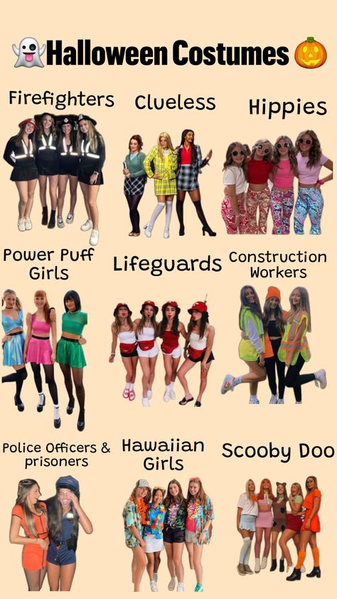 Halloween costumes #halloweencostume High School Halloween Costumes, Tourist Halloween Costume, Rave Halloween Costumes, Fun Halloween Outfits, School Halloween Costumes, Girl Group Halloween Costumes, Couples Halloween Costume Ideas, Movie Halloween Costumes