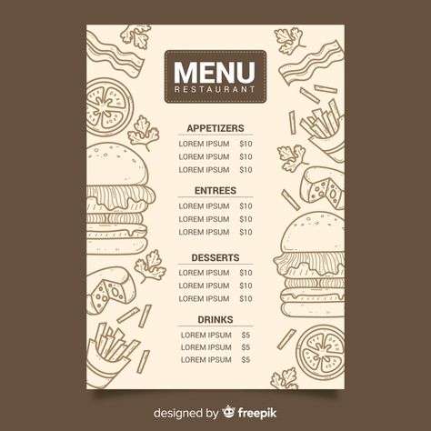 Vintage chalk drawing menu for restaurant Free Vector | Free Vector #Freepik #vector #freefood #freevintage #freemenu #freerestaurant Menu Ideas Design, Menu Drawing, Papan Tulis Kapur, Menu Vintage, Menu Burger, Colorful Restaurant, Template Restaurant, Menu Design Inspiration, Food Truck Menu