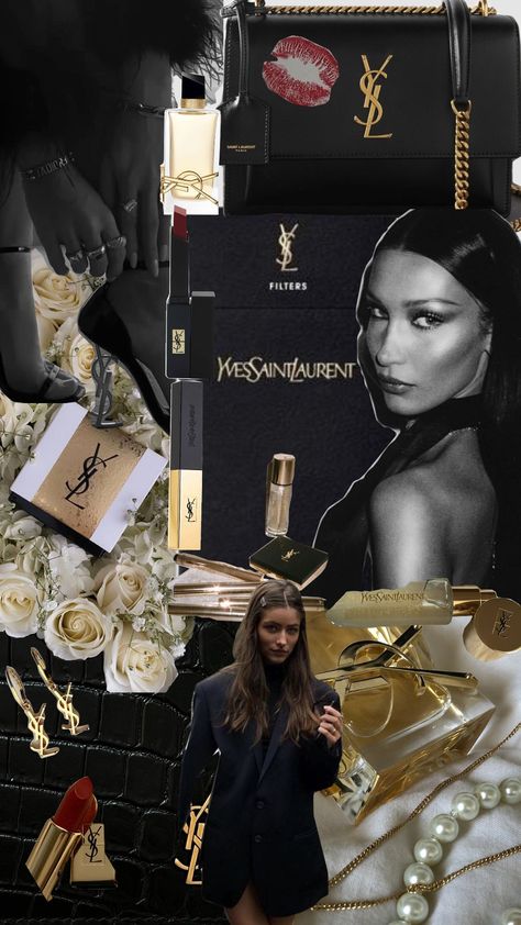 YSL girl Ysl Aesthetic Vintage, Ysl Girl Aesthetic, Ysl Vibes, Ysl Outfit, Ysl Girl, Ysl Aesthetic, 2025 Moodboard, Rich Motivation, Manifestation Aesthetic