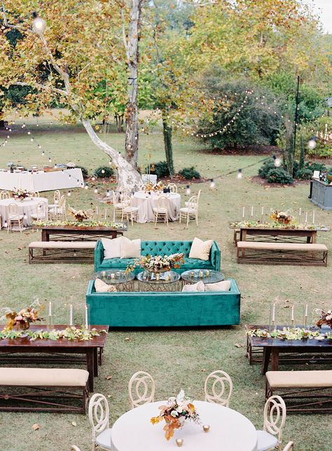 madeline brad wedding reception Reception Seating Ideas, Guest Seating Ideas, Unique Wedding Receptions, Wedding Reception Seating, Hippie Party, Wedding Lounge, Seating Ideas, Reception Seating, Outdoor Reception