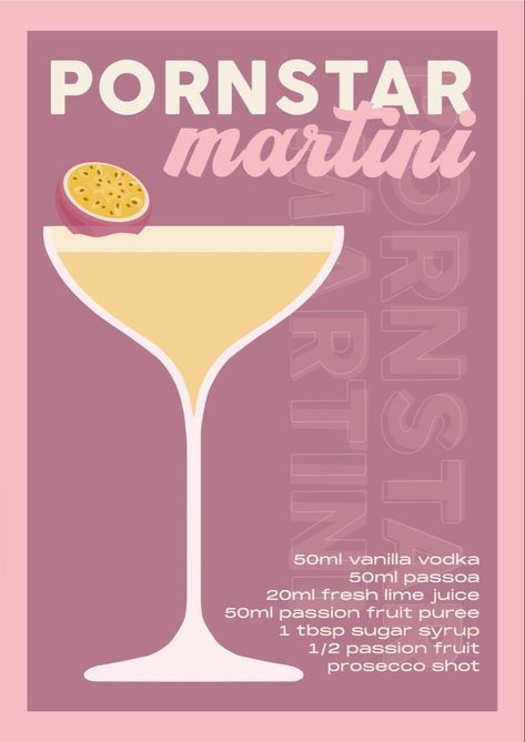 Vintage Cocktail Poster, Uni Posters, Cocktail Posters, Bartender Drinks Recipes, Flat Inspiration, 24 Birthday, Bartender Drinks, Printable Wall Collage, Cocktail Illustration