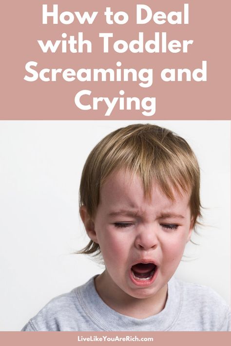 Here is a single most effective strategy that I found for dealing with toddler screaming and crying. There are a lot of great ideas to try as well.  #parenting #parentingtips #toddler Toddler Screaming, Crying Kids, Toddler Meltdowns, 19 Month Old, Stop Whining, Parenting Lessons, Calming Strategies, Toddler Behavior, Cry A Lot