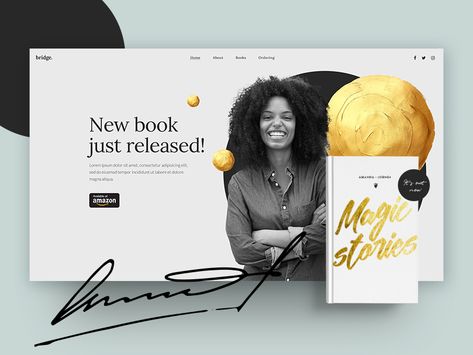 Book promotion landing page by Jovana Jevtovic Books Advertising Ideas, Book Release Flyer, Book Marketing Design, Book Author Website Design, Book Landing Page Design, Book Promotion Design Social Media, Book Advertisement Design, Book Launch Flyer, Book Promotion Poster