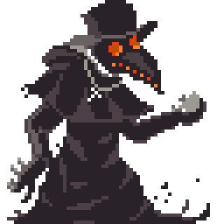 Medieval Games, Scp 049, Arte 8 Bits, Cool Pixel Art, Pixel Games, Plague Doctor, Perler Bead Art, Knitting Charts, Bead Art