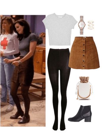 FRIENDS Season 1 Monica Inspired Outfit | ShopLook Rachel Green Outfits, 90’s Outfits, 90s Inspired Outfits, Monica Geller, Tv Show Outfits, 90s Fashion Outfits, Movies Outfit, 90s Outfit, Friend Outfits