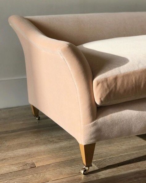 Rose Uniacke on Instagram: “Drawing Room Sofa by #roseuniacke in Peach Melba Mohair Velvet #rufabric” Peach Sofa, Rose Uniacke, Peach Melba, Sitting Areas, Instagram Drawing, Elegant Living Room, Side Cabinet, Drawing Room, Interior Design Styles