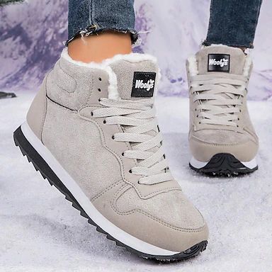 Women's Boots | Refresh your wardrobe at an affordable price Winter Slip On Shoes For Women, Fall Shoes 2024 Women, Fall Shoes 2024, Womens Winter Shoes, Fall Heel, Minimalism Fashion, Winter Flats, Warm Snow Boots, Sporty Casual