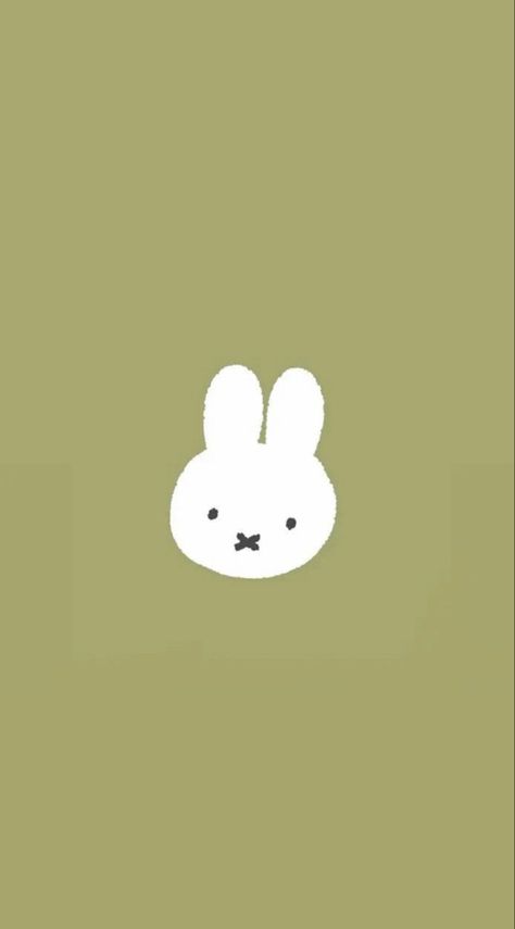 Wallpaper Backgrounds Watch, Green Miffy, Miffy Wallpaper, 2023 Wallpaper, Rabbit Wallpaper, Cocoppa Wallpaper, White Bunny, Cute Cute, Ios Wallpapers