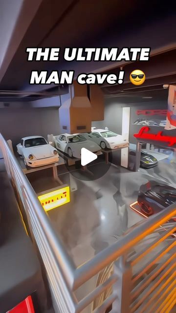 Boss Homes on Instagram: "Tag someone below who would love this man cave! 🏎️

🎥 @petfred

#mancave #cars #house #realestate #garage" Mancave Garage, Man Cave Garage, Tag Someone, This Man, Man Cave, Love This, Garage, Real Estate, Cars