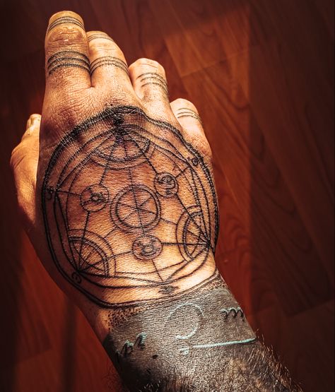 Transmutation Circle Tattoo, Human Transmutation Circle, Transmutation Circle, Circle Tattoo, Human, Tattoos