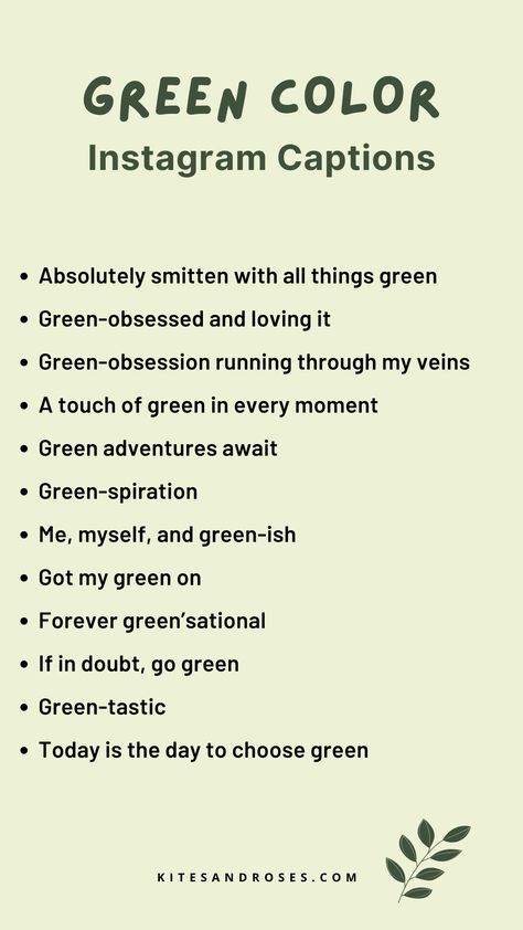 Looking for green color captions? Here are the quotes and sayings that reflect renewal and growth. Green Captions For Instagram, Nature Captions Instagram, Nature Captions, Dope Captions For Instagram, Insta Bio Quotes, Captions For Instagram Posts, One Word Instagram Captions, Short Instagram Quotes, Funny Instagram Captions