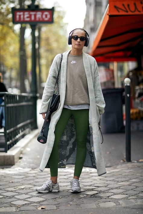 10 Ways to Style the Athleisure Outfit Trend Beyond the Gym | Marie Claire Trendy Athleisure Outfits, Nike Gym Outfit, Athleisure Outfits Fall, Yoga Style Outfits, Athleisure Outfit, Outfits To Wear, Tennis Skirts, Fashion Aesthetics, Athleisure Fashion