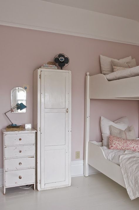 Calamine by Farrow & Ball Farrow And Ball Bedroom, Pink Bedroom Walls, Pink Paint Colors, Pink Bedroom For Girls, Pink Bedroom Decor, Pink Bedrooms, Farrow And Ball, Favorite Paint, Pink Bedroom