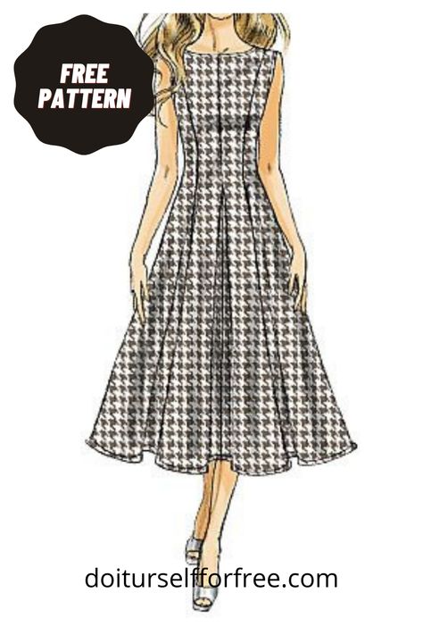 Easy Dress Patterns, Dress Sewing Patterns For Women, Summer Dress Sewing Pattern, Summer Dress Sewing, Summer Dress Sewing Patterns, Sewing Patterns Free Women, Dress Sewing Patterns Free, Elegant Summer Dresses, Dresses Patterns