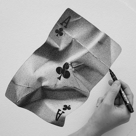 As of Clubs by CJ Hendry Cj Hendry, Stippling Drawing, Dotted Drawings, Stippling Art, Realistic Pencil Drawings, Observational Drawing, Pen Art Drawings, Object Drawing, Card Drawing