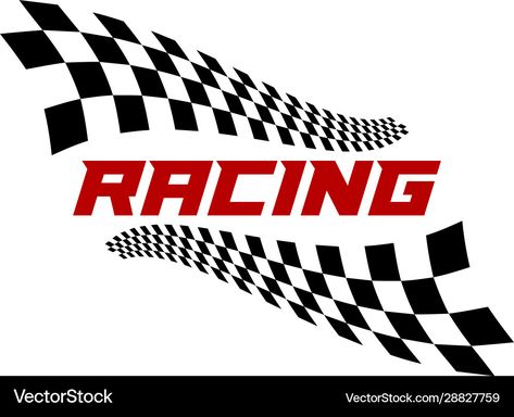 Racing Flag Design, Race Flag, Racing Logo, Brand Owner, Flag Vector, Flag Logo, Logo Icon, Vector Template, Car Logos