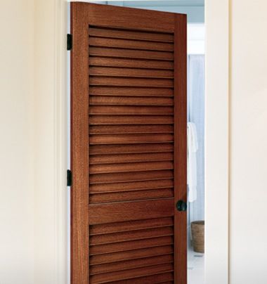 Louver Doors Ideas, Louvered Door Ideas, Louver Door, Louvered Interior Doors, Louvered Door, Wooden Cupboard Design, Pooja Door, Louvre Doors, Door And Window Design