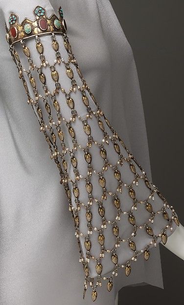 Armband with Sleeves, One of a Pair | The Met Motifs Perler, A3 Poster, Diana Spencer, Mode Inspo, Looks Chic, Fantasy Jewelry, Fantasy Clothing, Fantasy Fashion, Jewelry Inspo