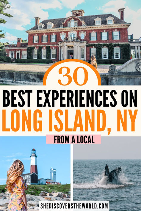 Ever consider visiting Long Island, New York? If Long Island is not on your radar yet, here are 10 awesome things to do in Long Island, New York including hidden gems from a local! #NewYork #LongIsland | New York Travel | Long Island NY | Long Island things to do in | New York things to do in | New York Sunflower fields | NY Vineyards | Long Island Castles | Long Island Beaches | NY outdoor activities | local gems | Montauk Long Island | Long Island North Fork | Long Island Mansions | LI, NY Things To Do In Long Island New York, Ny Travel Guide, North Fork Long Island, Montauk Long Island, Long Beach New York, York Things To Do, Long Beach Ny, To Do In New York, Ny Trip