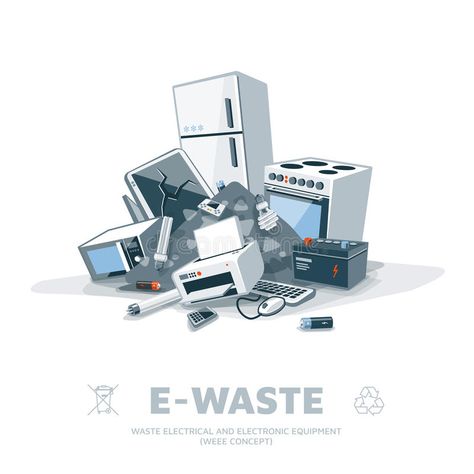 E-waste Pile. The e-waste electrical and electronic appliance trash pile. Comput #Sponsored , #paid, #PAID, #Pile, #electronic, #pile, #electrical City Skyscrapers, Road Vector, E Waste Recycling, Electronic Waste, E Waste, Hazardous Waste, Electronic Appliances, Waste Collection, Old Computers