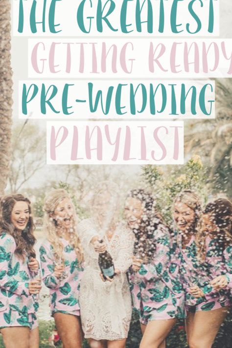 Wedding Day Playlist, Getting Ready Playlist, Romantic Wedding Vows, Wedding Vows For Her, Vows For Her, Wedding Day Getting Ready, Wedding Playlist, Wedding Exits, Getting Ready Wedding