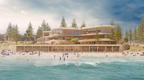 Gallery of Four Finalists Selected for Cottesloe Beach Pavilion in Australia - 6 Kerry Hill Architects, Beach Pavilion, Kerry Hill, Cottesloe Beach, Design Proposal, Pavilion Design, Arch Interior, Australian Architecture, Saltwater Pool