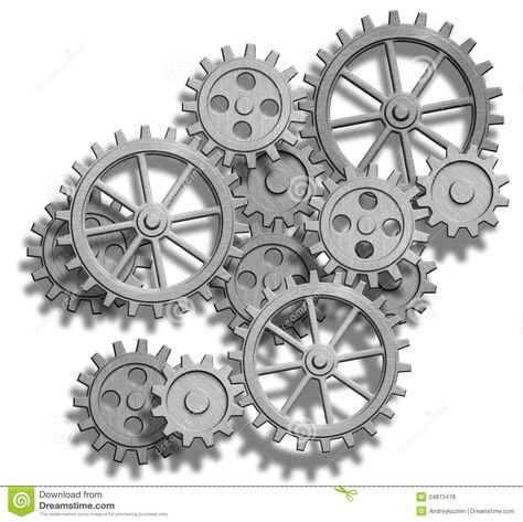 Abstract Mechanical Gears On White. Engineering Co Royalty Free ... Gear Drawing, Gear Tattoo, Steampunk Tattoo, Watch Drawing, Mechanic Tattoo, Mechanical Gears, Clock Gears, Gear Wheels, Steampunk Crafts