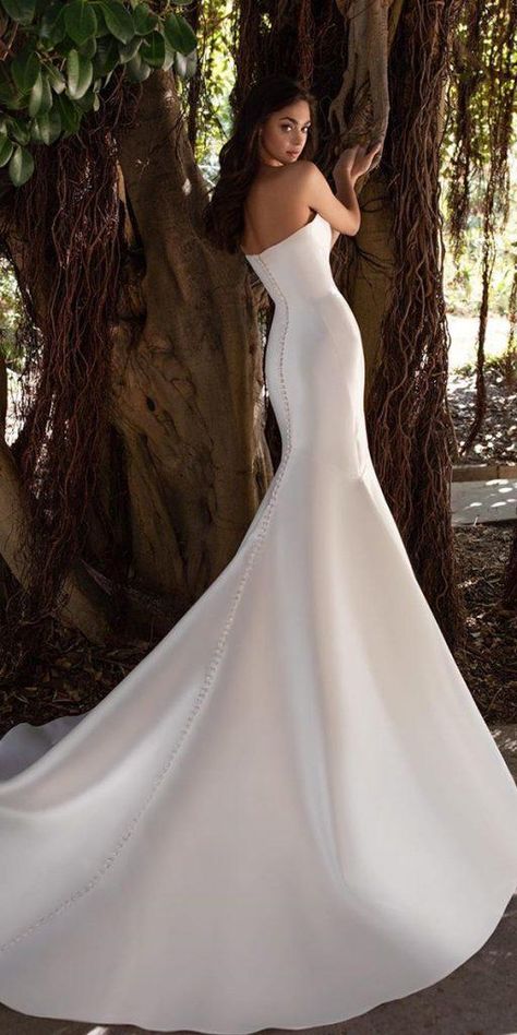 Silk Strapless Wedding Dress, Mermaid Wedding Dress Silk, Silk Mermaid Wedding Dress, Strapless Trumpet Wedding Dress, Mermaid Trumpet Wedding Dress, Silk Wedding Dresses, Mikado Silk, Silk Bridal Gown, Strapless Wedding Dress Mermaid