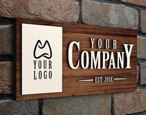 Thanks for the kind words! ★★★★★ "Absolutely love the sign. Great workmanship and made exactly how we wanted." Elizabeth A. https://etsy.me/3wBABlV #etsy #rectangle #no #unframed #office #artdeco #metal #allseasons #horizontal #fsccertifiedwood Wooden Signs For Business, Wooden Logo Sign, Wood Company Logo, Wood Business Signs, Wooden Business Signs, Business Signs Outdoor, Transparent Business Cards, Massage Room Decor, Barbershop Ideas