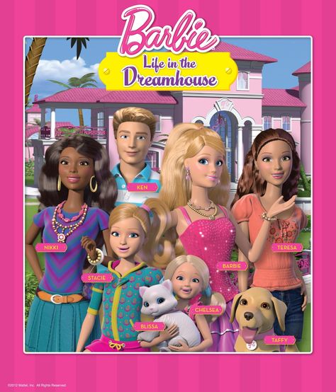 Barbie And The Dreamhouse, Nikki Barbie, Barbie Life In The Dreamhouse, Lost Episodes, Life In The Dreamhouse, Circus Characters, Barbi Benton, House Cartoon, Barbie Summer