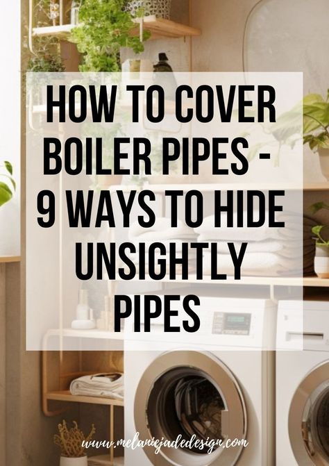 Are you looking for ways to cover boiler pipes? You've come to the right place! Boiler and central heating pipes, often made of metal or PVC, may clash with the overall interior design, especially in homes or offices with a modern, sleek, or minimalist aesthetic. Oil Tank Cover Ideas Basement, How To Hide Boiler In Kitchen, Hide Boiler In Bathroom, Bathroom Boxing In Ideas, Hide Pipes On Wall Cover Up, Bathroom Pipes Cover Ideas, Hiding Plumbing Pipes On Wall, Hiding Pipes On Wall, Boiler In Bathroom