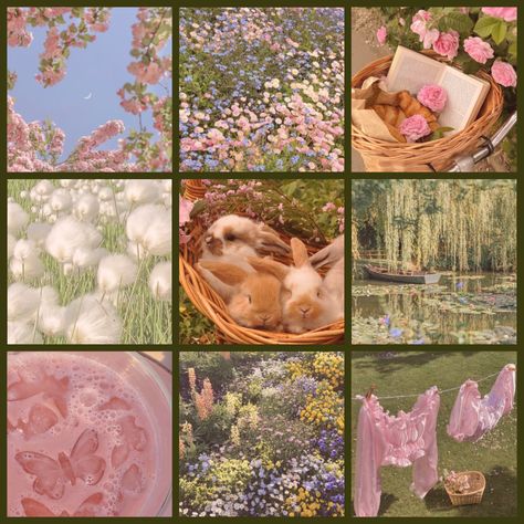 Spring Mood Board Inspiration, Spring Moodboard Aesthetic, Whimsical Mood Board, Fairycore Moodboard, Garden Mood Board, Spring Mood Board, Spring Moodboard, Adopt Idea, Moodboard Aesthetic