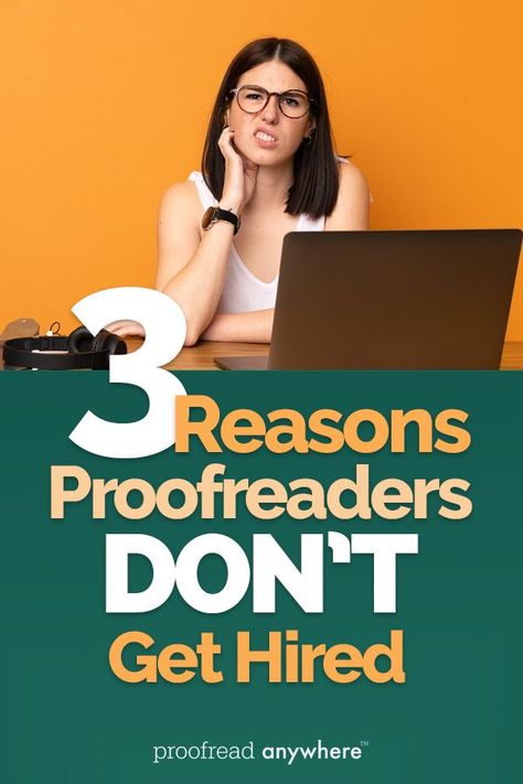 I often talk about what you need to do to get proofreading jobs. But here’s what you SHOULDN’T do! Avoid making these 3 blunders and you should have no trouble getting hired as a proofreader. via @prfrdanywhr Typing Jobs From Home, Freelance Editing, Amazon Jobs, Work From Home Careers, Typing Jobs, Student Loan Forgiveness, Proofreading Jobs, Online Writing Jobs, Freelance Writing Jobs