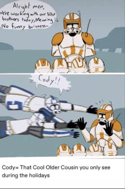 Clone Wars Art, Star Wars Clones, Star Wars Fanart, Star Wars Funny, Funny Star Wars, Star Wars Love, Star Wars Facts, Star Wars Jokes, Star Wars Drawings