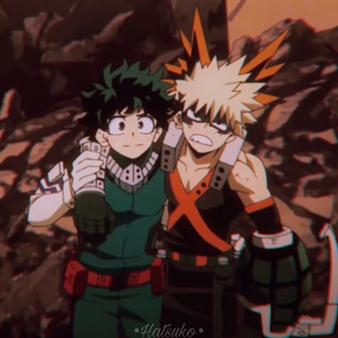 Midoriya Izuku, Bakugou Katsuki, Anime