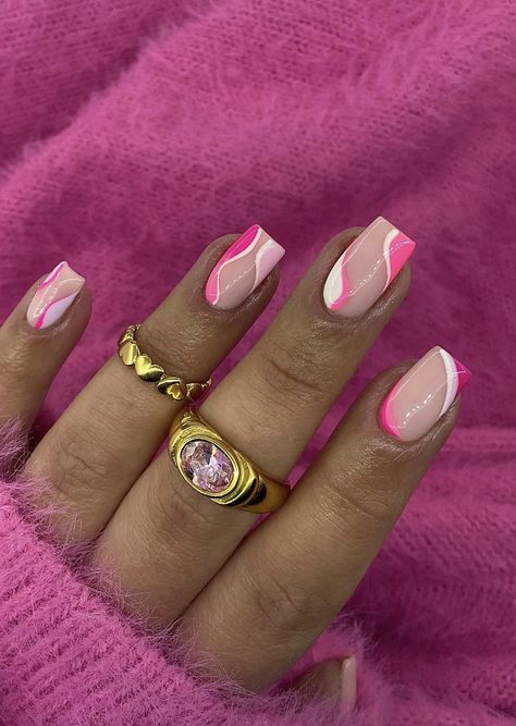 Summer Nails 2023, Trends Nails, Inspiration Nails, 2024 Nails, Aesthetic Nails, Nails Aesthetic, Simple Gel Nails, Summery Nails, Casual Nails