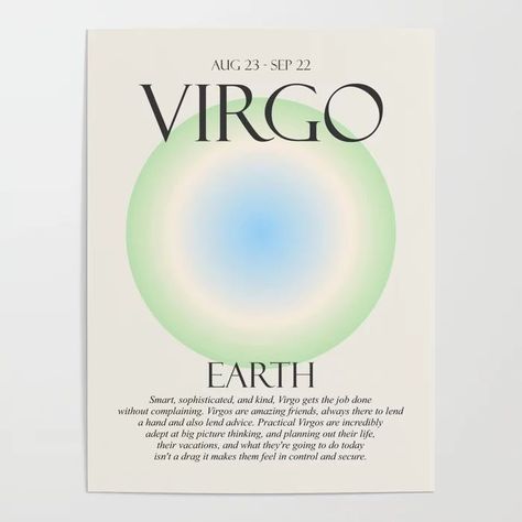 Virgo Aura, 2024 Mindset, Zodiac Aura, Virgo Queen, Drawing Pro, Virgo Art, Virgo Gifts, Gradient Poster, Tantra Art