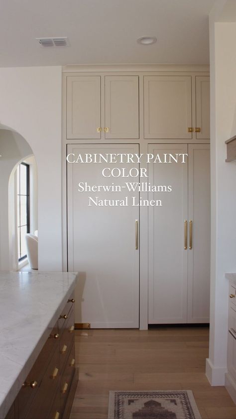 For the perfect neutral/ putty cabinetry color - SW Natural Linen is a great one to try! • Like and share this post to share the word! | Instagram Sw Natural Linen, Kitchen Light Fixtures, Kitchen Light, Florida House, Kitchen Cabinet Colors, Kitchen Inspiration Design, Updating House, Cabinet Colors, Like And Share