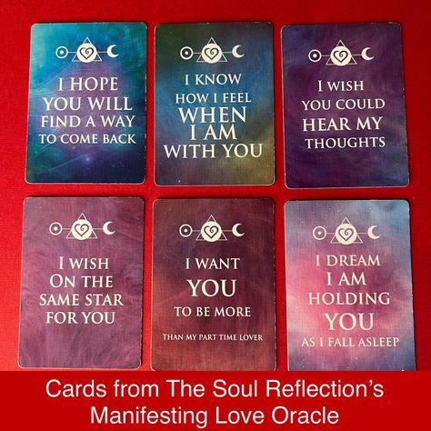 Quick pull - Today’s cards are from The Soul Reflection’s Manifesting Love Oracle by Nadine Swiger. Please take only what resonates. Message is on the cards. . . . #oraclereading #oraclecards #oraclemessage #soulconnection #soulmates #twinflame #twinflamejourney #manifestinglove💚 #unconditionsllove #manifestingloveoracle #nadineswigeroraclecards #soulreflectionoracle #soulreflectionoraclecards #nadineswiger Manifesting Love, Love Oracle, Oracle Reading, Spiritual Encouragement, Soul Connection, I Feel You, Tarot Readings, Oracle Cards, Twin Flame